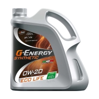 G-ENERGY Synthetic Eco Life 0W20, 4л 620619